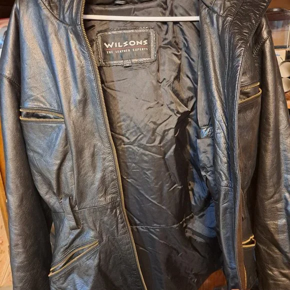 Vintage Wilsons Leather woman's coat - Picture 2 of 5